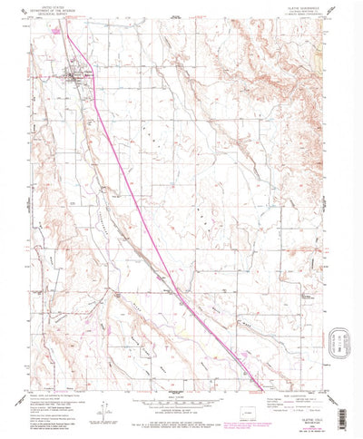 United States Geological Survey Olathe, CO (1955, 24000-Scale) digital map