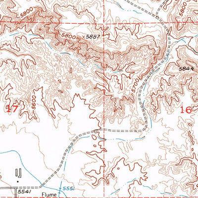 United States Geological Survey Olathe, CO (1955, 24000-Scale) digital map
