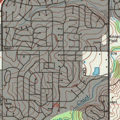 United States Geological Survey Olathe, KS (1991, 24000-Scale) digital map