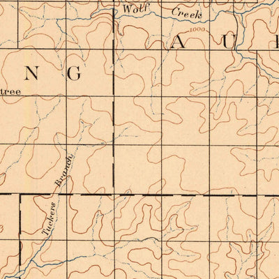 Olathe, KS-MO (1893, 125000-Scale) Map by United States Geological ...