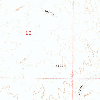United States Geological Survey Olathe NW, CO (1955, 24000-Scale) digital map