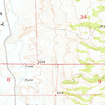 United States Geological Survey Olathe NW, CO (1955, 24000-Scale) digital map