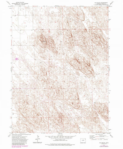 United States Geological Survey Old Baldy, CO (1971, 24000-Scale) digital map