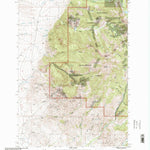 United States Geological Survey Old Baldy Mountain, MT (1997, 24000-Scale) digital map