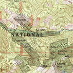 United States Geological Survey Old Baldy Mountain, MT (1997, 24000-Scale) digital map