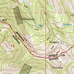 United States Geological Survey Old Baldy Mountain, MT (1997, 24000-Scale) digital map