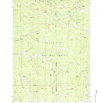 United States Geological Survey Old Baldy Mountain, SD-WY (1984, 24000-Scale) digital map