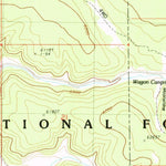 United States Geological Survey Old Baldy Mountain, SD-WY (1984, 24000-Scale) digital map