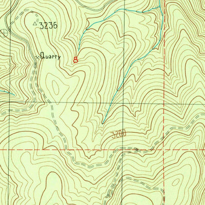United States Geological Survey Old Baldy Mountain, WA (1986, 24000-Scale) digital map