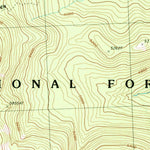 United States Geological Survey Old Baldy, WA (1989, 24000-Scale) digital map