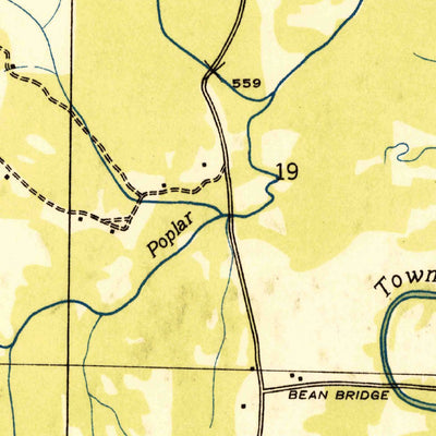 United States Geological Survey Old Bethel, AL (1936, 24000-Scale) digital map