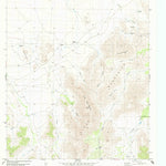 United States Geological Survey Old Blue Mountain, TX (1983, 24000-Scale) digital map
