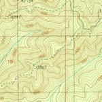 United States Geological Survey Old Blue, OR (1990, 24000-Scale) digital map