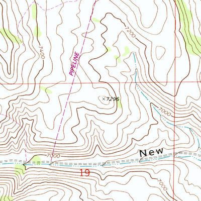 United States Geological Survey Old Canyon, UT (1969, 24000-Scale) digital map