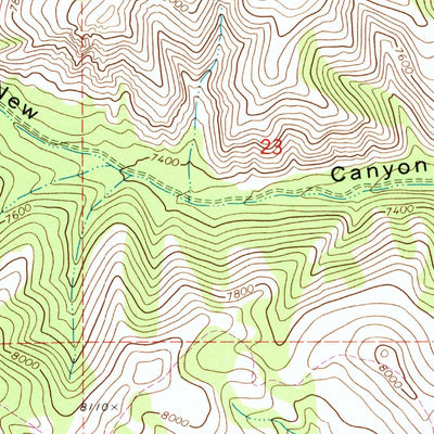 United States Geological Survey Old Canyon, UT (1969, 24000-Scale) digital map