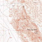 United States Geological Survey Old Dad Mountain, CA (1956, 62500-Scale) digital map