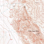 United States Geological Survey Old Dad Mountain, CA (1956, 62500-Scale) digital map