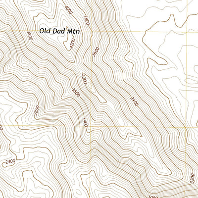 United States Geological Survey Old Dad Mountain, CA (2021, 24000-Scale) digital map