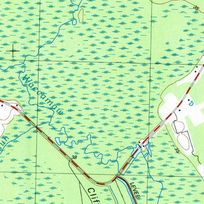 United States Geological Survey Old Dock, NC (1990, 24000-Scale) digital map