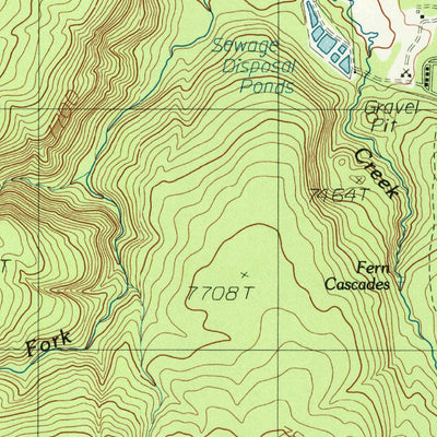 United States Geological Survey Old Faithful, WY (1986, 24000-Scale) digital map