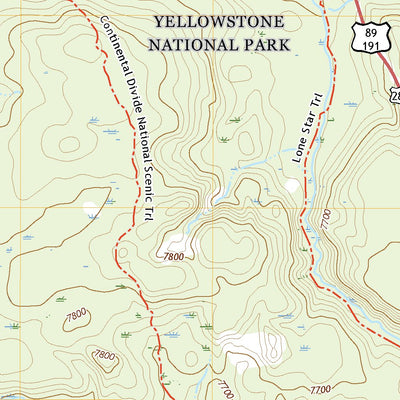 United States Geological Survey Old Faithful, WY (2021, 24000-Scale) digital map