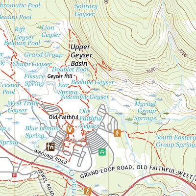 United States Geological Survey Old Faithful, WY (2021, 24000-Scale) digital map