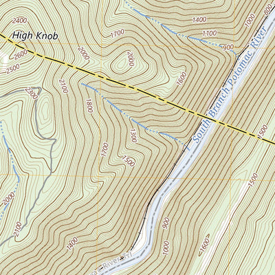 United States Geological Survey Old Fields, WV (2023, 24000-Scale) digital map