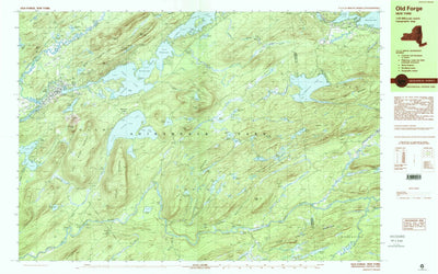 United States Geological Survey Old Forge, NY (1989, 25000-Scale) digital map