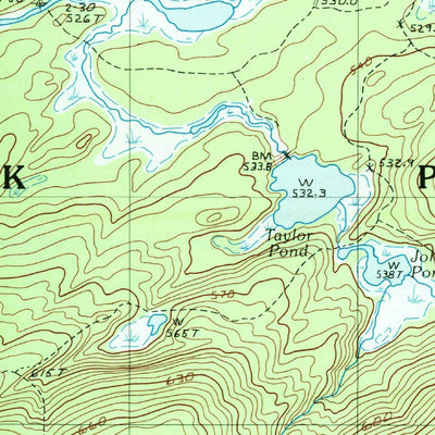 United States Geological Survey Old Forge, NY (1989, 25000-Scale) digital map