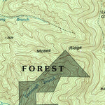 United States Geological Survey Old Fort, NC (1994, 24000-Scale) digital map