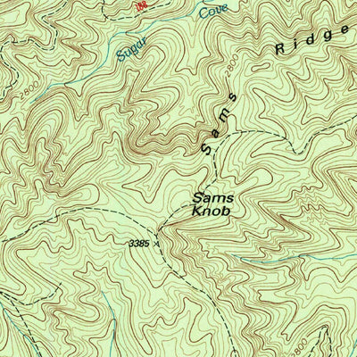 United States Geological Survey Old Fort, NC (1994, 24000-Scale) digital map