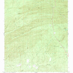 United States Geological Survey Old Glory Mountain, OK (1982, 24000-Scale) digital map
