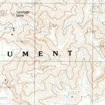 United States Geological Survey Old Ibex Pass, CA (1985, 24000-Scale) digital map