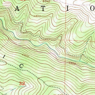 United States Geological Survey Old Iron Mountain, CA (1951, 24000-Scale) digital map