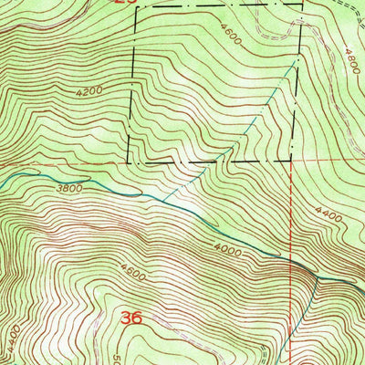 United States Geological Survey Old Iron Mountain, CA (1951, 24000-Scale) digital map