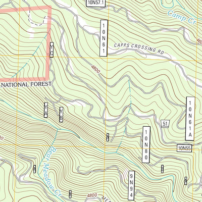 United States Geological Survey Old Iron Mountain, CA (2012, 24000-Scale) digital map