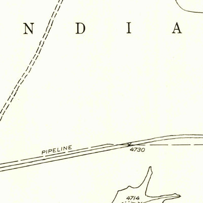 United States Geological Survey Old Leupp, AZ (1955, 24000-Scale) digital map