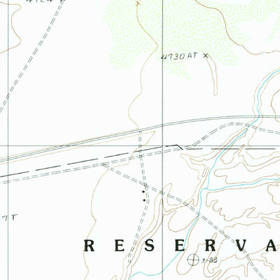 United States Geological Survey Old Leupp, AZ (1986, 24000-Scale) digital map