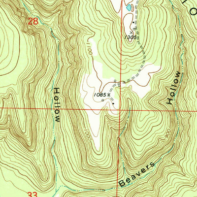 United States Geological Survey Old Lexington, AR (1973, 24000-Scale) digital map