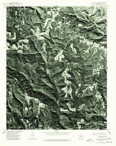 United States Geological Survey Old Lexington, AR (1976, 24000-Scale) digital map