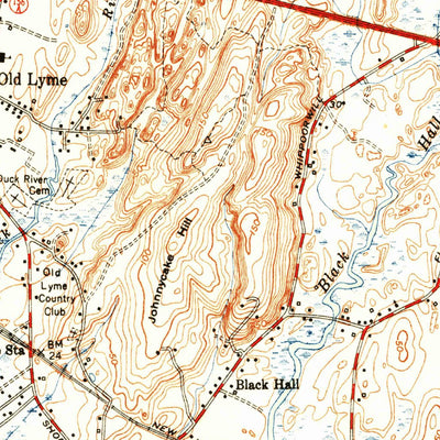 United States Geological Survey Old Lyme, CT (1951, 31680-Scale) digital map