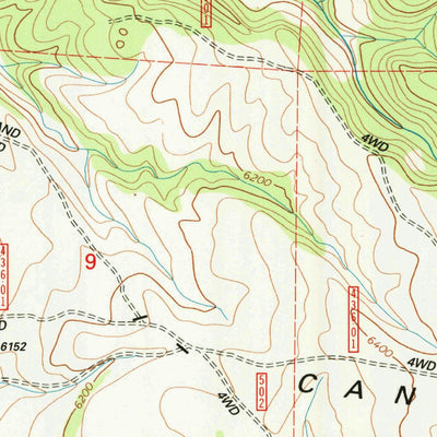 United States Geological Survey Old Maid Gulch, WY (1993, 24000-Scale) digital map