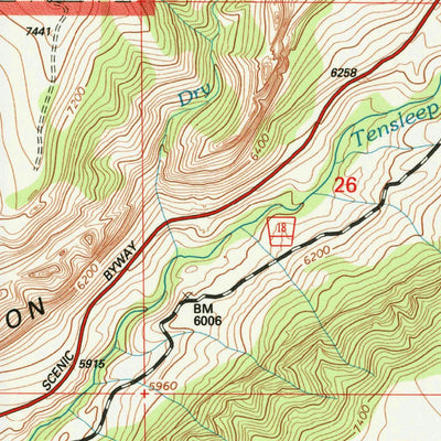 United States Geological Survey Old Maid Gulch, WY (1993, 24000-Scale) digital map