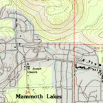 United States Geological Survey Old Mammoth, CA (1983, 24000-Scale) digital map