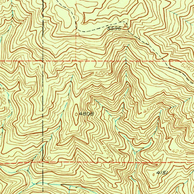 United States Geological Survey Old Man Mountain, CA (1943, 24000-Scale) digital map