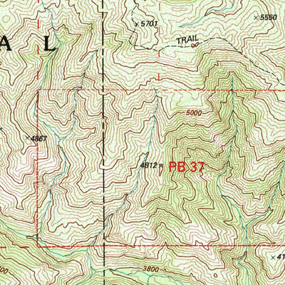 United States Geological Survey Old Man Mountain, CA (1995, 24000-Scale) digital map