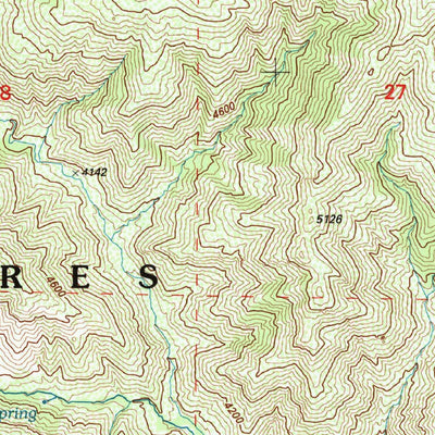 United States Geological Survey Old Man Mountain, CA (1995, 24000-Scale) digital map