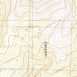 United States Geological Survey Old Mans Canyon, NV (1986, 24000-Scale) digital map
