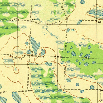 United States Geological Survey Old Myakka, FL (1944, 31680-Scale) digital map