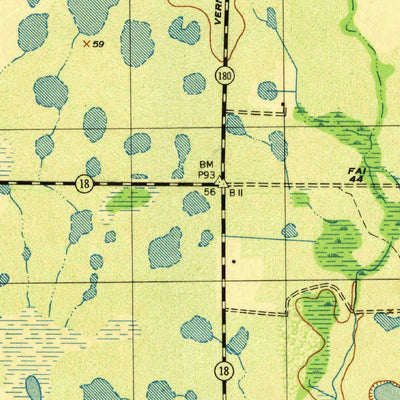 United States Geological Survey Old Myakka, FL (1944, 31680-Scale) digital map